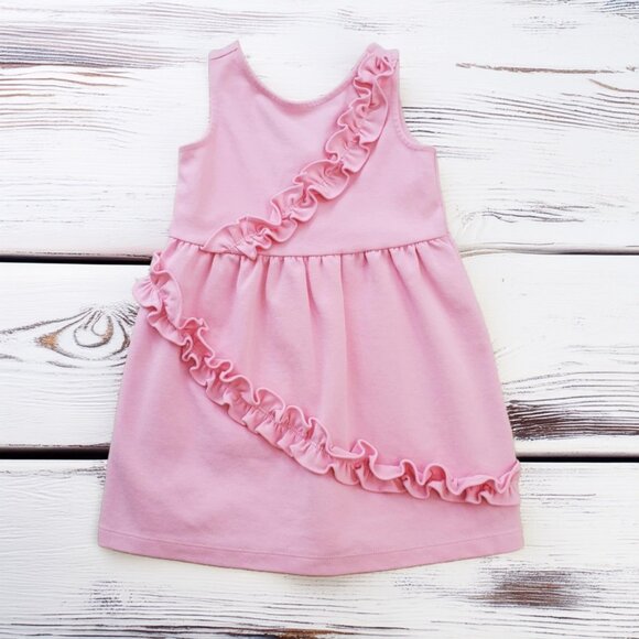Janie and Jack Pink Ruffled Dress Size 2T - Picture 1 of 7